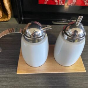 Vinagrera y Aceitera + Soporte